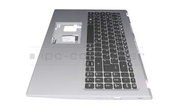 FA34G000D10 Original Acer Tastatur inkl. Topcase DE (deutsch) schwarz/silber