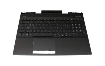FAG3D004010 Original HP Tastatur inkl. Topcase CH (schweiz) schwarz/schwarz mit Backlight