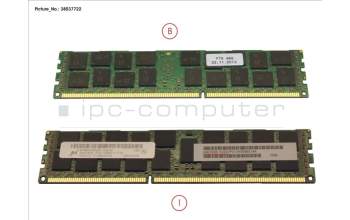 Fujitsu FTS:ETQMCB-L DX500/600 S3 CACHEMEM 16GB 1X DIMM