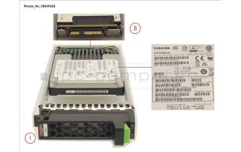 Fujitsu FTS:ETQSA4A DX MLC SSD SAS 2.5\' 400GB 12G