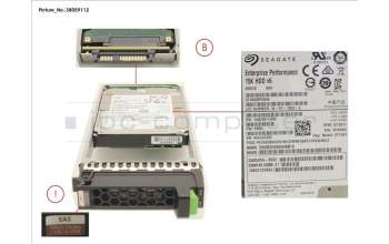 Fujitsu FTS:ETVDA9 DX S3/S4 HD DRIVE 2.5\' 900GB 15K