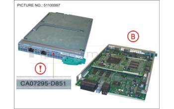 Fujitsu FUJ:CA07295-D851 DX4X0 S2 INTERF. CARD ISCSI RA 2P 1G