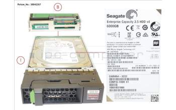 Fujitsu FUJ:CA07670-E055 DX S3 HD NLSAS 6TB 7.2 3.5 X1