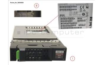 Fujitsu FUJ:CA07670-E174 DXS3 MLC SSD SAS 960GB 12G 3.5 X1