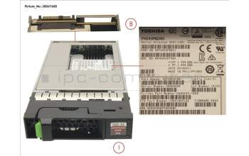 Fujitsu FUJ:CA07670-E182 DXS3 SED SSD SAS 800GB 12G 3.5 X1