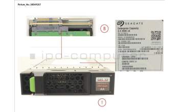 Fujitsu FUJ:CA07670-E213 DX S3 HD NLSAS 3TB 7.2 3.5 X1