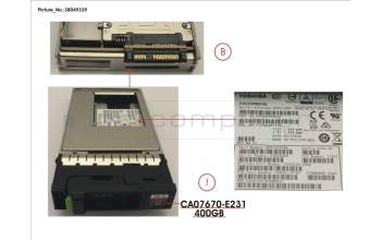 Fujitsu FUJ:CA07670-E231 DXS3 MLC SSD 3.5\' 400GB SAS3X1
