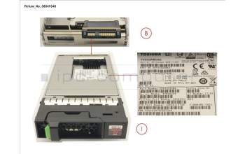Fujitsu FUJ:CA07670-E232 DXS3 MLC SSD 3.5\' 800GB SAS3 X1