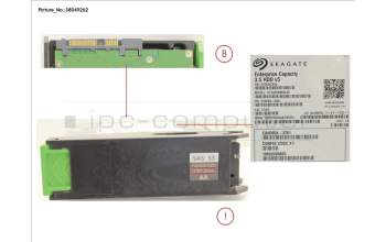 Fujitsu FUJ:CA07670-E452 DX HDDE HD NLSAS 2TB 7.2 3.5 X1