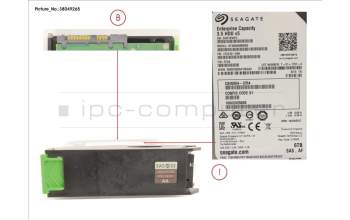 Fujitsu FUJ:CA07670-E455 DX HDDE HD NLSAS 6TB 7.2 3.5 AF X1