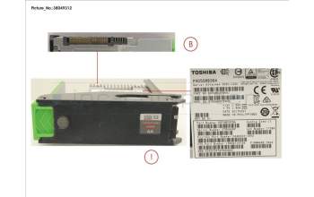 Fujitsu FUJ:CA07670-E463 DX HD-DE SPARE SSD 3.84TB