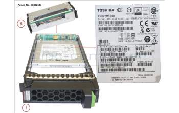 Fujitsu FUJ:CA07670-E673 DX S3 MLC SSD 2.5\' 400GB SAS3 X1