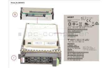 Fujitsu FUJ:CA07670-E751 DX S3 MLC SSD 2.5\' 400GB SAS3