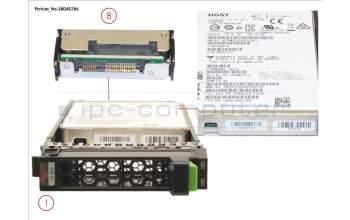 Fujitsu FUJ:CA07670-E803 DX S3 SED SSD SAS 1.6TB 12G 2.5