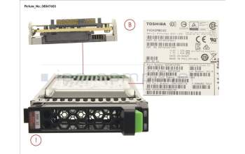 Fujitsu FUJ:CA07670-E831 DXS3 MLC SSD 2.5\' 400GB SAS3 X1