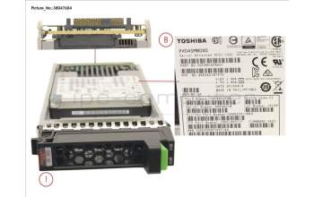 Fujitsu FUJ:CA07670-E832 DXS3 MLC SSD 2.5\' 800GB SAS3X1