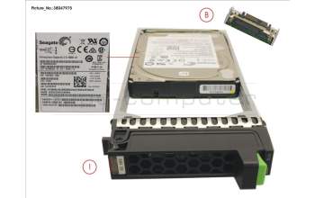 Fujitsu FUJ:CA07670-E851 DX S3 HD DRIVE 2.5\' 1.0TB 7.2KRPM X1