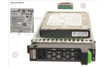 Fujitsu FUJ:CA07670-E852 DX S3 HD DRIVE 2.5\' 2.0TB 7.2KRPM X1