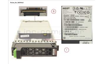 Fujitsu FUJ:CA07670-E895 DXS3 MLC SSD SAS 1.92TB 12G 2.5 X1