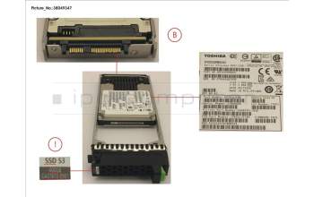 Fujitsu FUJ:CA07670-E901 DX S3 MLC SSD 2.5\' 400GB SAS3 X1
