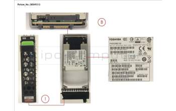 Fujitsu FUJ:CA07670-E905 DXS3 MLC SSD SAS 1.92TB 12G 2.5 X1