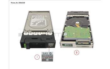 Fujitsu FUJ:CA08226-E079 DX S3/S4 SED NLSAS 8TB 7.2 3.5\" X1