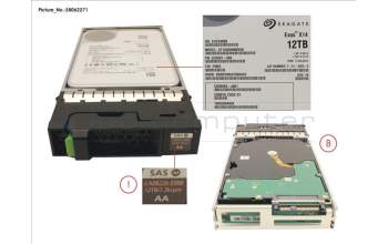 Fujitsu FUJ:CA08226-E088 DX S3/S4 HD DRIVE 3.5\" 12TB 7.2K AF