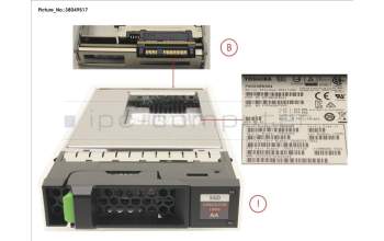 Fujitsu FUJ:CA08226-E236 DX S4 MLC SSD SAS 3.5\' 3.84TB 12G