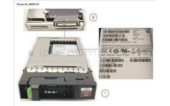 Fujitsu FUJ:CA08226-E256 DX MLC SSD SAS 3.5\' 3.84TB 12G