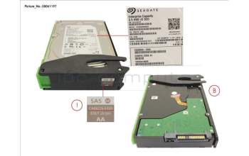 Fujitsu FUJ:CA08226-E459 DX S4 HD-DE SED NLSAS 8TB 7.2 3.5 X1