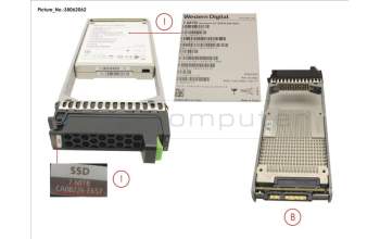Fujitsu FUJ:CA08226-E657 DX S3/S4 SSD SAS 2.5\" 7.68TB DWPD1 12G