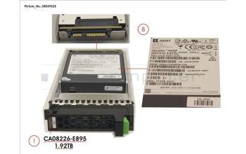 Fujitsu FUJ:CA08226-E895 DX MLC SSD SAS 2.5\' 1.92TB 12G