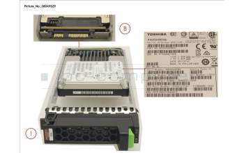 Fujitsu FUJ:CA08226-E904 DX MLC SSD SAS 2.5\' 960GB 12G