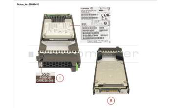 Fujitsu FUJ:CA08226-E951 DX S3/S4 SSD SAS 2.5\' 400GB 12G
