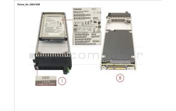 Fujitsu FUJ:CA08226-E995 DX S3/S4 SED SSD 2.5\" 1.92TB DWPD1 12G