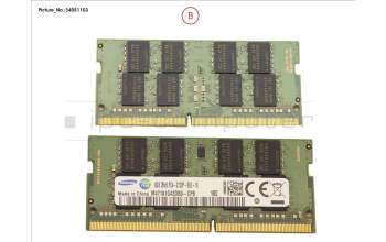 Fujitsu FUJ:CA46212-5616 MEMORY 8GB DDR4