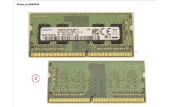 Fujitsu FUJ:CA46212-5638 MEMORY 4GB DDR4