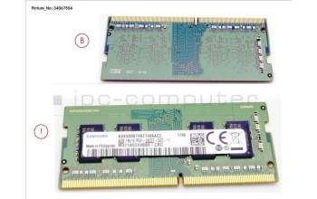 Fujitsu FUJ:CA46212-5704 MEMORY 4GB DDR4-2400