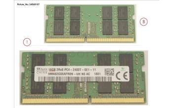 Fujitsu FUJ:CA46212-5721 MEMORY 16GB DDR4