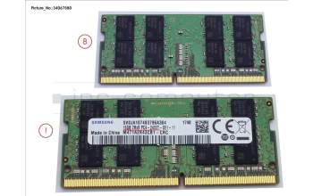 Fujitsu FUJ:CA46212-5725 MEMORY 16GB DDR4-2400