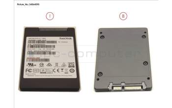 Fujitsu FUJ:CA46233-1267 SSD S3 128GB 2.5 SATA/NSO (7MM)