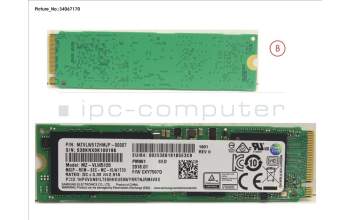 Fujitsu FUJ:CA46233-3029 SSD PCIE M.2 2280 PM961 512GB(FDE)