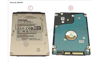 Fujitsu FUJ:CP712874-XX HDD 500GB SATA2-5 S3 5,4K/TOS 4K-AF(7MM)