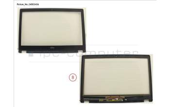 Fujitsu LCD FRONT COVER ASSY FOR TOUCH MODEL für Fujitsu LifeBook U758
