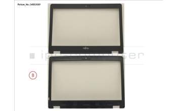 Fujitsu LCD FRONT COVER (FOR HD W/ CAM/MIC) für Fujitsu LifeBook U728