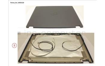 Fujitsu LCD BACK COVER ASSY (W/ MIC FOR WWAN) für Fujitsu LifeBook U747