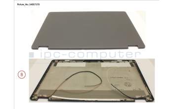 Fujitsu LCD BACK COVER ASSY (FHD) W/O CAM/MIC für Fujitsu LifeBook U727