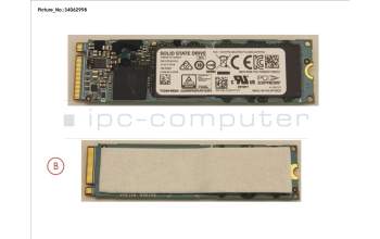 Fujitsu FUJ:CP741218-XX SSD PCIE M.2 2280 1TB(FDE)W/RUBBER