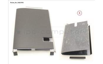 Fujitsu HDD CASE INCL. RUBBER FOR 1TB HDD für Fujitsu LifeBook E458