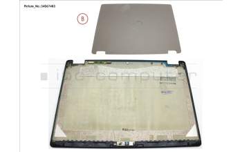 Fujitsu FUJ:CP751093-XX LCD BACK COVER ASSY (FOR HD)